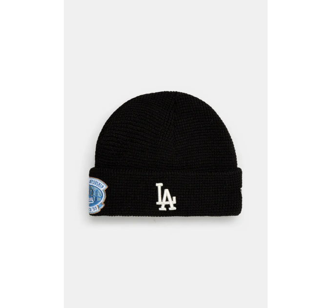 Шапка New Era SHORT BEANIE LA DODGERS Чорний One Size (7d60565433)