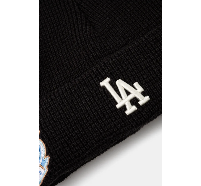 Шапка New Era SHORT BEANIE LA DODGERS Чорний One Size (7d60565433)