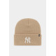Шапка 47 Brand MLB NY YANKEES HAYMAKER Коричневий One size (7dB-HYMKR17ACE-KHB One size)