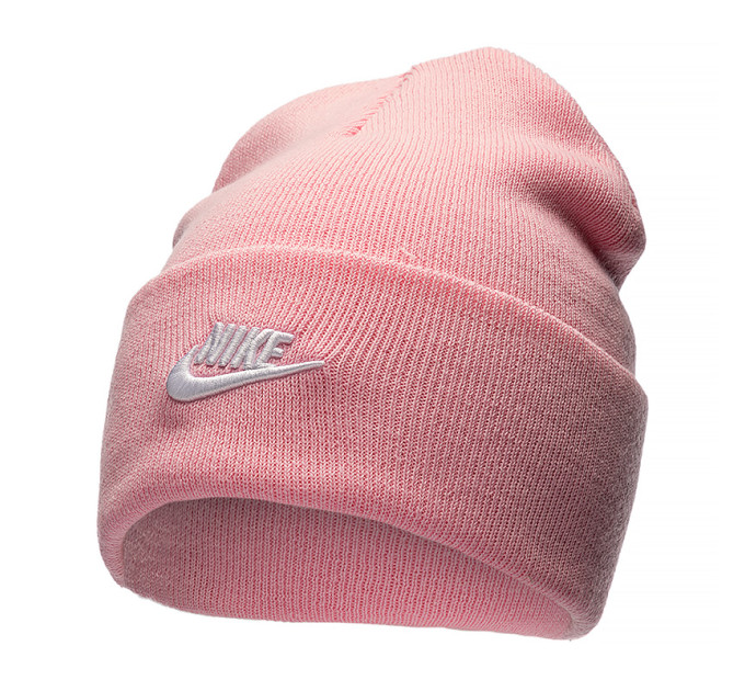Чоловіча Шапка Nike U PEAK BEANIE TC FUT L Рожевий One size (7dFB6528-690 One size)