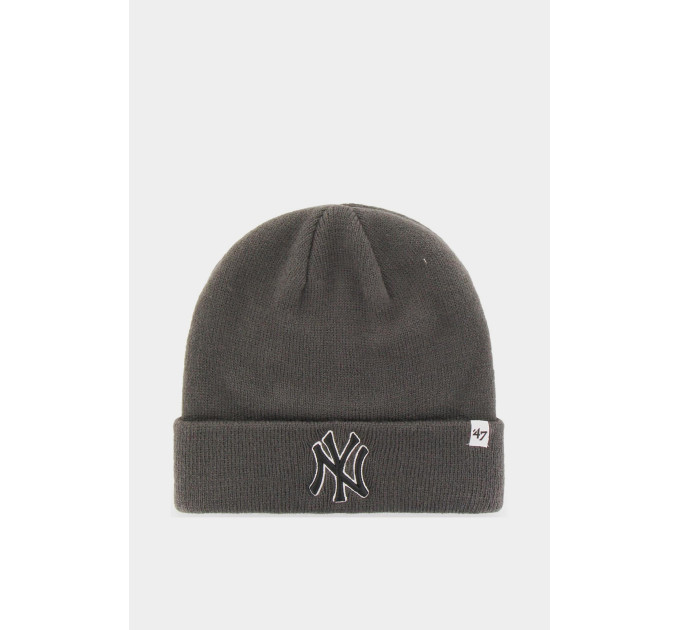 Шапка 47 Brand MLB NY YANKEES RAISED Сірий One size (7dB-RKN17ACE-CCA One size)