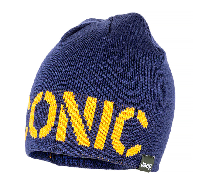 Чоловіча Шапка JEEP ICONIC TRICOT HAT J22W Синій One size (O102598-K877)