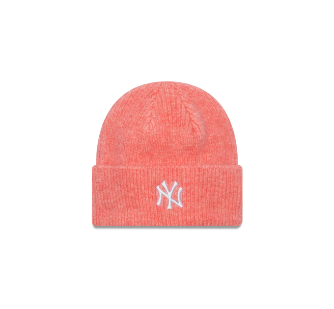 Шапка New Era WMNS WIDE BEANIE NYY Кораловий One Size (7d60565261)