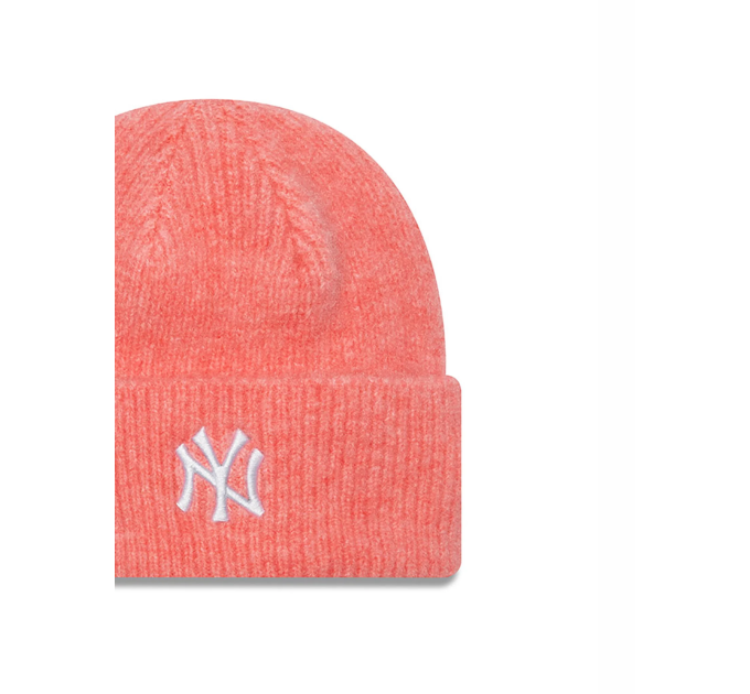 Шапка New Era WMNS WIDE BEANIE NYY Кораловий One Size (7d60565261)