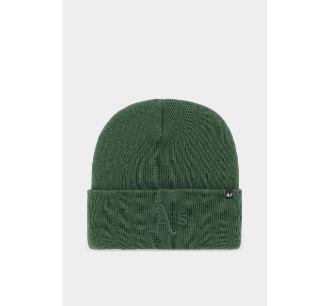 Шапка 47 Brand MLB OAKLAND ATHLETICS HAYMAKER Зелений One size (7dB-HYMKR18ACE-DGB One size)