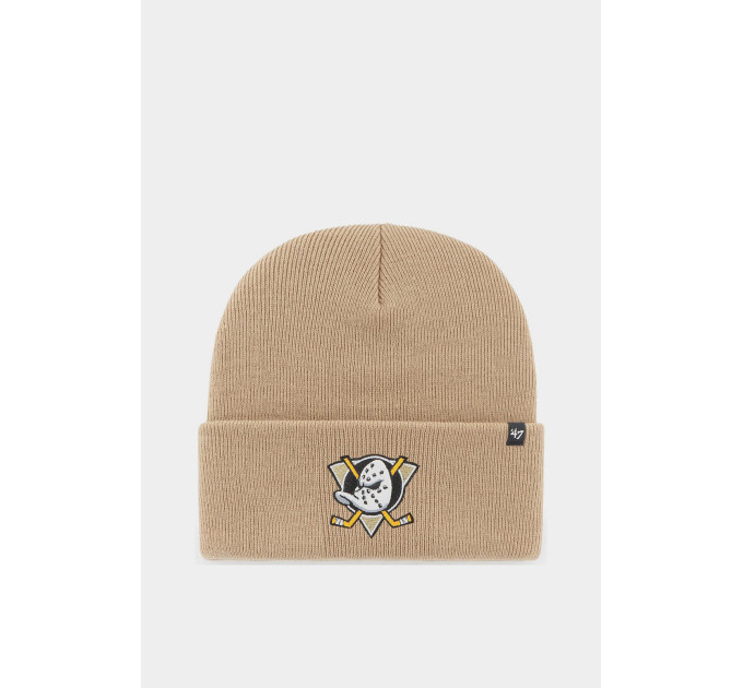 Шапка 47 Brand MLB ANAHEIM DUCKS HAYMAKER Бежевий One size (7dH-HYMKR25ACE-KH One size)