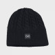 Шапка UA Halftime Cable Knit Beanie чорний Жін OSFM 1379995-001