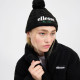 Жіноча Шапка Ellesse Sanga Pom Pom Beanie Чорний One size (7dSAXA3762-011 One size)