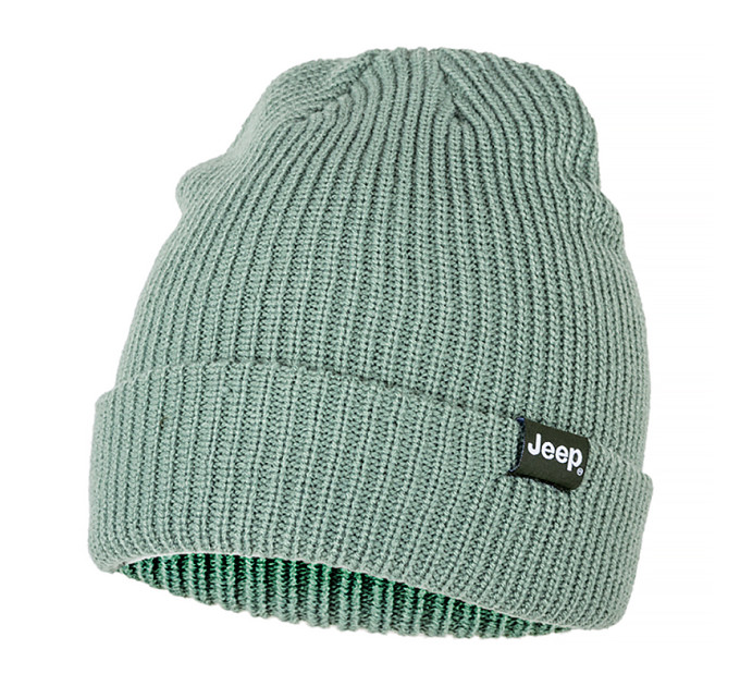 Чоловіча Шапка JEEP RIBBED TRICOT HAT WITH CUFF J22W Хакі One size (O102600-E854)