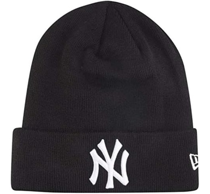 Шапка New Era Mlb Essential Cuff Чорний One Size (7d12122728)