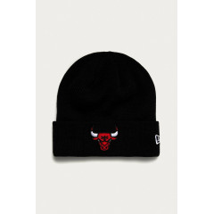 Шапка New Era ZIMOWA ESSENTIAL CUFF KNIT BULLS Чорний One Size (7d12156075)