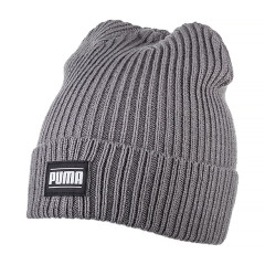 Шапка PUMA Ribbed Classic Cuff Beanie Сірий One size (7d2403803 One size)