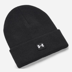Шапка Under Armour UA Halftime Cuff чорний, білий Чол OSFM 1373155-001