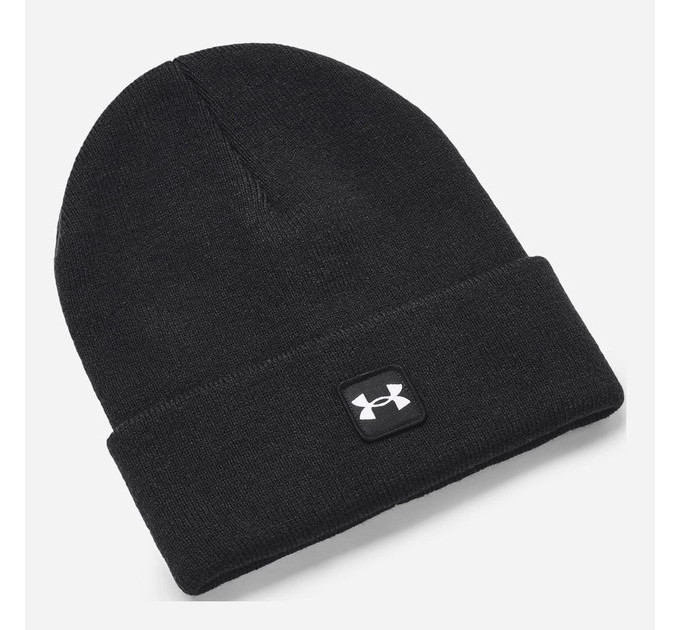 Шапка Under Armour UA Halftime Cuff чорний, білий Чол OSFM 1373155-001
