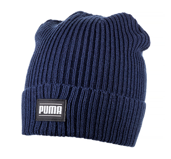 Шапка PUMA Ribbed Classic Cuff Beanie Синій One size (7d2403802 One size)