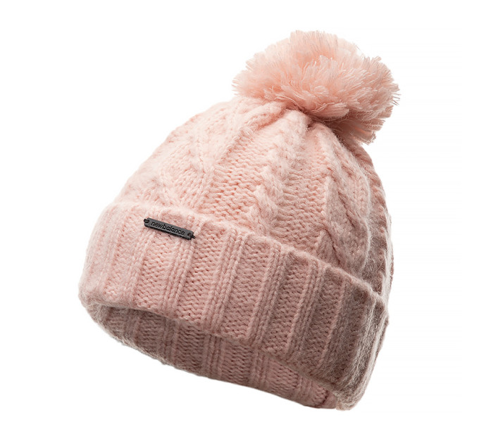 Жіноча Шапка New Balance Lux Knit Pom Рожевий One size (7dLAH23118PIE One size) Жіноча Шапка New Balance Lux Knit Pom Рожевий One size (7dLAH23118PIE One size)