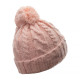 Жіноча Шапка New Balance Lux Knit Pom Рожевий One size (7dLAH23118PIE One size)