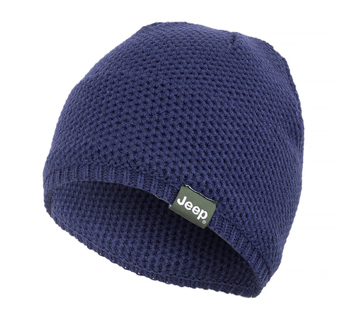 Чоловіча Шапка JEEP TRICOT HAT J22W Синій One size (O102599-A184)