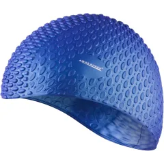 Шапка для плавання BUBBLE 102-10 (102-10)синій уні(5908217635778)