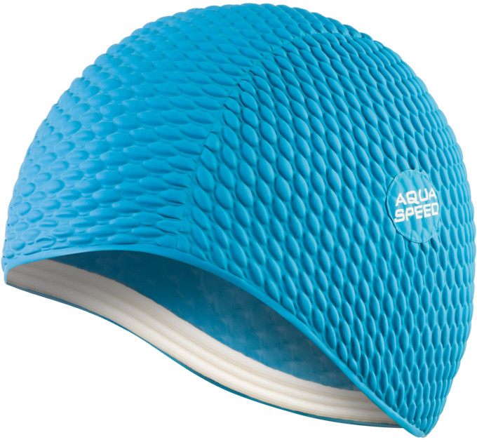 Шапка для плавання Aqua Speed BOMBASTIC 104-1 Блакитна (5908217645500)