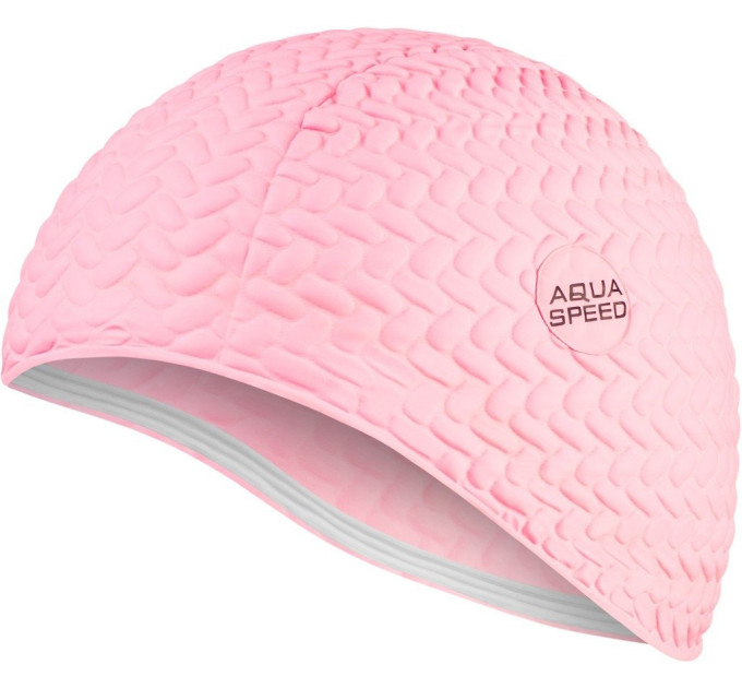 Шапка для плавання Aqua Speed BOMBASTIC TIC-TAC 5716 Пастельно-Рожева (5908217657169)