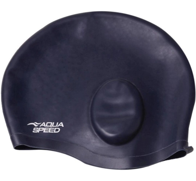 Шапочка для плавання Aqua Speed EAR CAP Comfort 9895 темно-синій OSFM 289-22