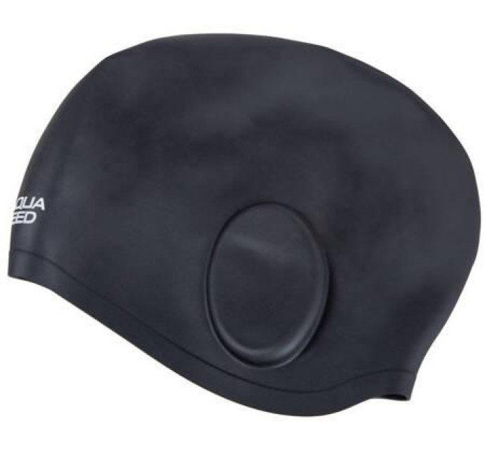 Шапочка для плавання Aqua Speed EAR CAP VOLUME 60475 чорний Уні OSFM 284-07