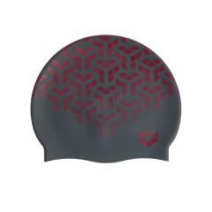 Шапка для плавання Arena PRINT 2 Чорний Уні OSFM (1E368-118)