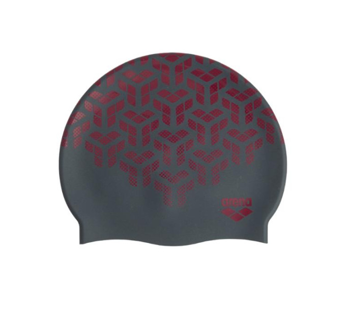 Шапка для плавання Arena PRINT 2 Чорний Уні OSFM (1E368-118)