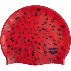 Шапка для плавання Arena PRINT JR червоний Діт OSFM 94171-232