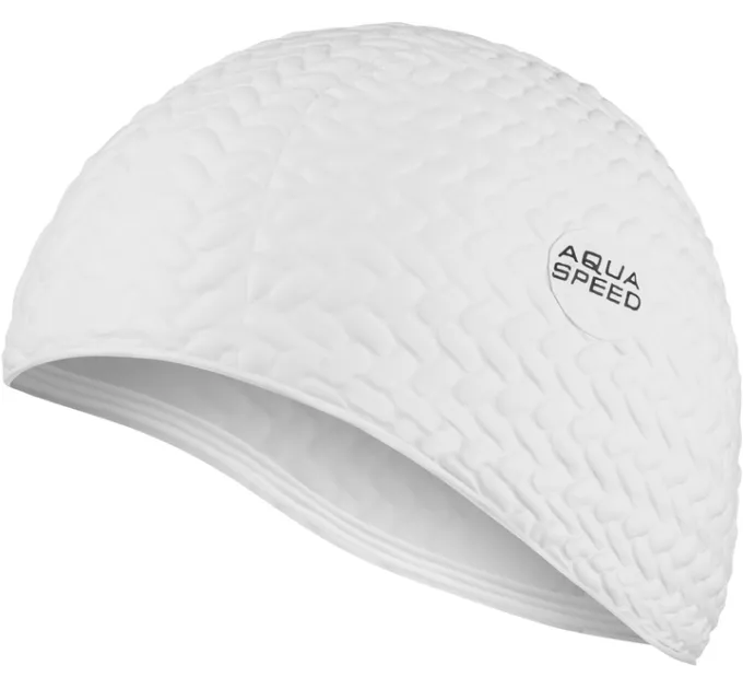 Шапка для плавання BOMBASTIC TIC-TAC 5717 (117-05) білий дружин (5908217657176)