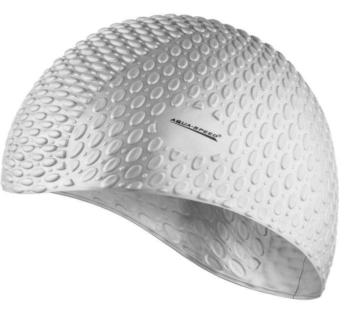 Шапка для плавання Aqua Speed BUBBLE 102-26 Срібляста (5908217635785)