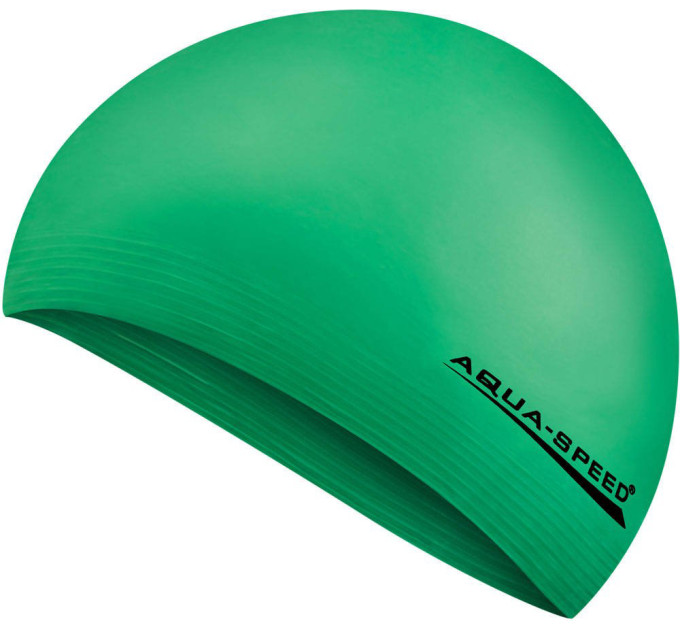 Шапка для плавання Aqua Speed SOFT LATEX 5730 Зелена (5908217657305)
