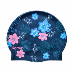 Доросла шапочка для плавання Renvo Kerio Shells Синій Уні OSFM (2SC150-0406)