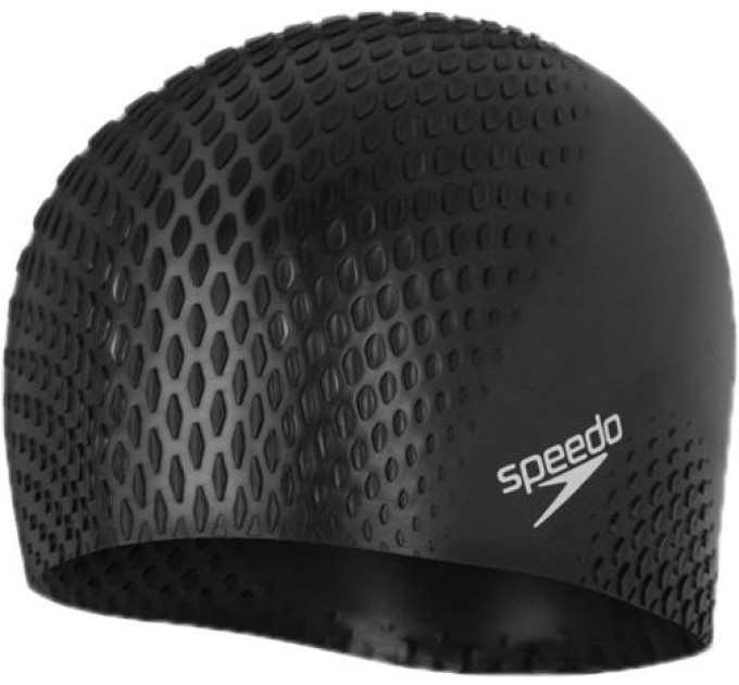 Шапка для плавання Speedo BUBBLE ACTIVE + CAP AU чорний Уні OSFM 8-139540001