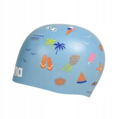 Шапка для плавання Arena POOLISH MOULDED пляжні настрої Уні OSFM 1E774-233
