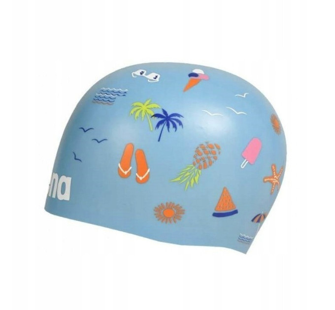 Шапка для плавання Arena POOLISH MOULDED пляжні настрої Уні OSFM 1E774-233