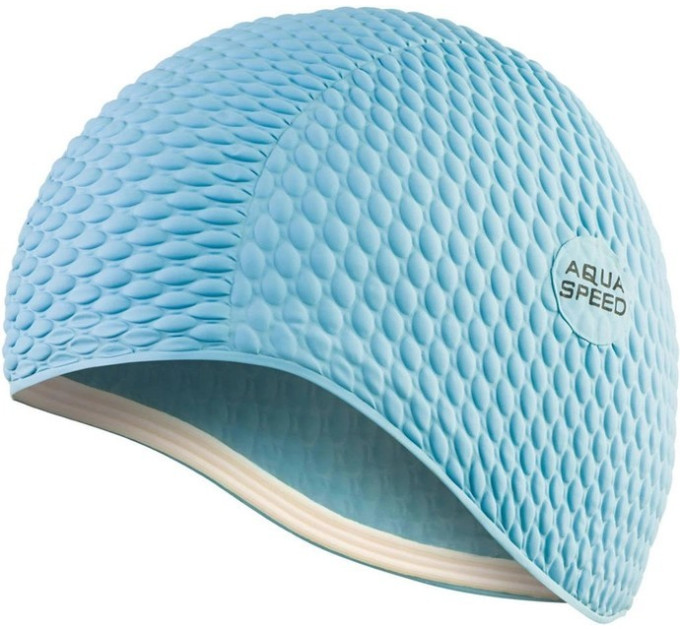 Шапочка для плавання Aqua Speed BOMBASTIC JUNIOR 9879 блакитний Діт OSFM 290-02