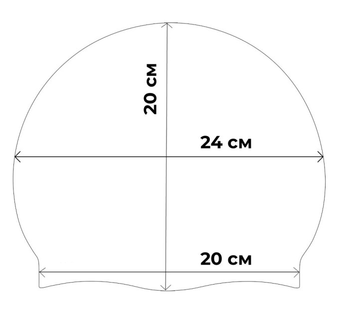 Доросла Шапочка для плавання Renvo Selva Уні Білий Рожевий OSFM (2SC500-0305)