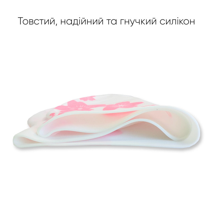 Доросла Шапочка для плавання Renvo Selva Уні Білий Рожевий OSFM (2SC500-0305)