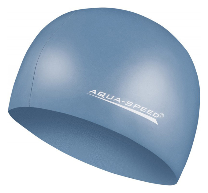 Шапка для плавання Aqua Speed MEGA 100-22 (100-22) синій металік Уні(5908217635525)