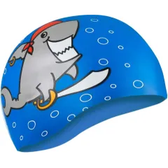 Шапка для плавання Aqua Speed KIDDIE Shark 1783 (142-Shark) синій Дет OSFM (5908217617835)