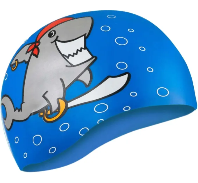 Шапка для плавання Aqua Speed KIDDIE Shark 1783 (142-Shark) синій Дет OSFM (5908217617835)