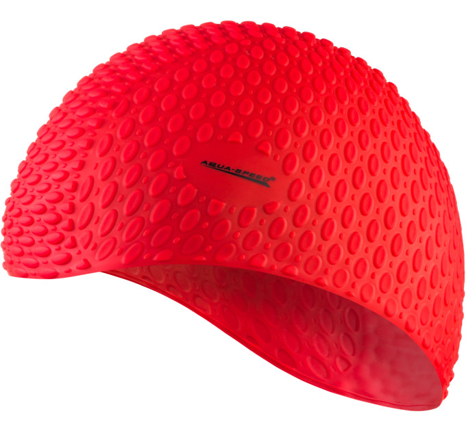 Шапка для плавання Aqua Speed BUBBLE 102-31 Червона (5908217635792)