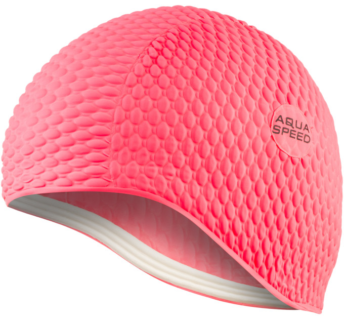 Шапка для плавання Aqua Speed BOMBASTIC 104-3 Рожева (5908217645524)