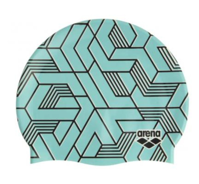 Шапка для плавання Arena PRINT 2 бірюзовий Уні One Size 1E368-150