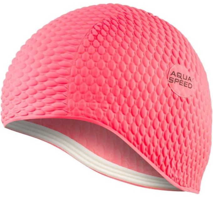 Шапочка для плавання Aqua Speed BOMBASTIC JUNIOR 9880 рожевий Діт OSFM 290-03 Шапочка для плавання Aqua Speed BOMBASTIC JUNIOR 9880 рожевий Діт OSFM 290-03