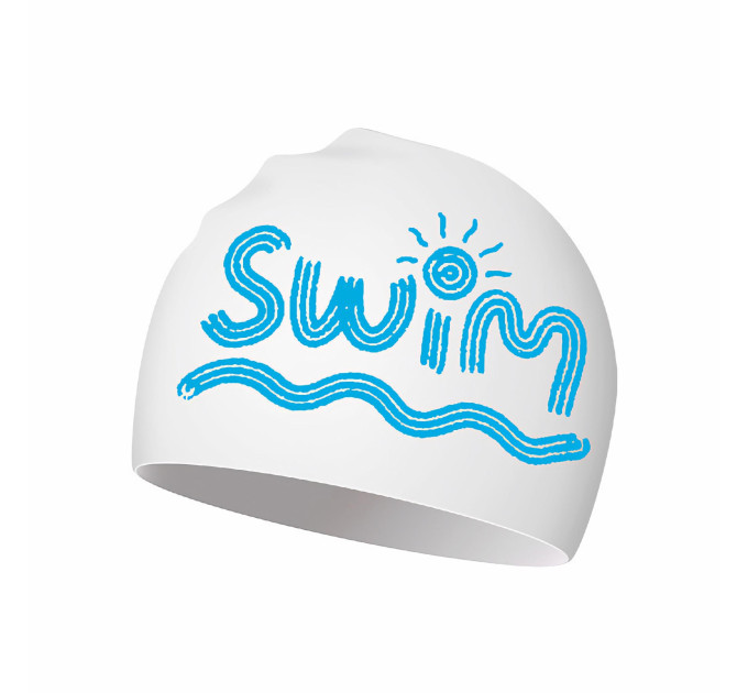 Дитяча Шапочка для плавання Renvo Junia JR Белий OSFM (1SC510-03)