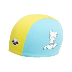 Дитяча Шапка для плавання Arena FRIENDS KIDS POLYESTER CAP жовий, блакитний Діт OSFM 003994-310