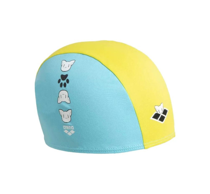 Дитяча Шапка для плавання Arena FRIENDS KIDS POLYESTER CAP жовий, блакитний Діт OSFM 003994-310